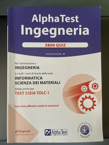 Alpha test ingegneria quiz - test, ingegneria:
