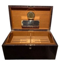 Cigar Humidor with Sterling