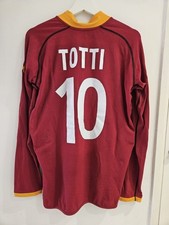 MATCH WORN Shirt TOTTI Roma NO