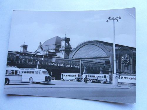 Cartolina dresda stazione - cartolina,