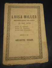 1863 Giuseppe Verdi  Luisa