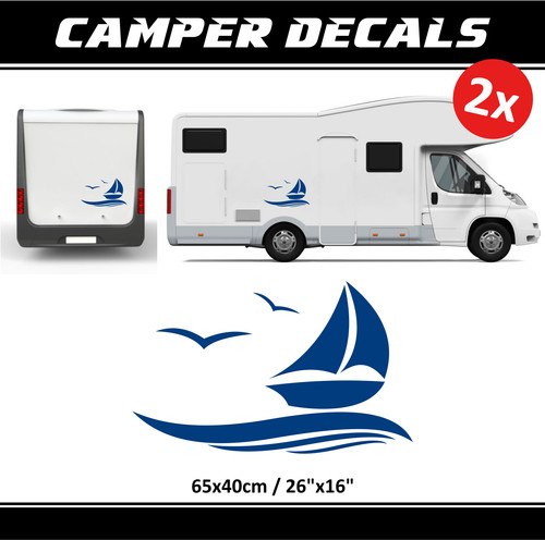 Adesivo camper barca sticker