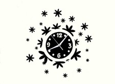 Orologio a parete adesivo