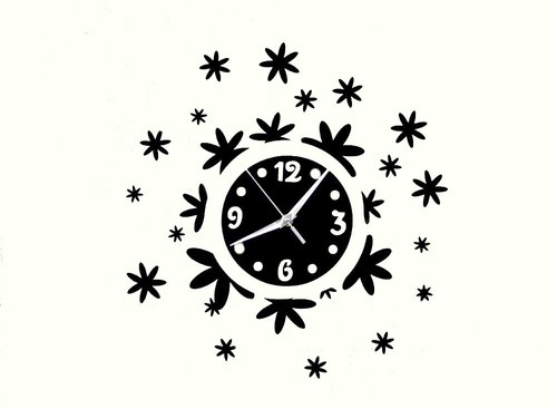 Orologio parete adesivo - a,