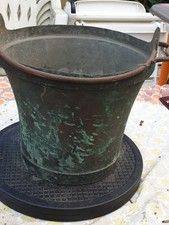 Antico secchio rame con - antico,