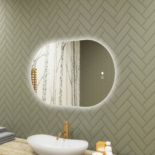 Specchio bagno luminoso
