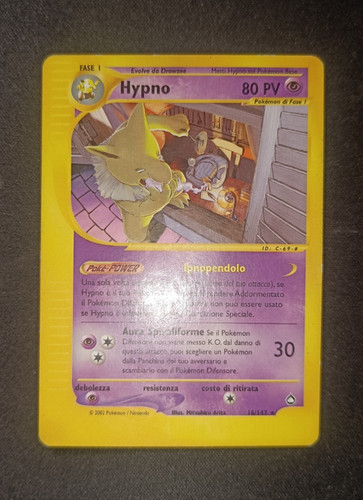 Pokemon hypno 147 - hypno, aquapolis