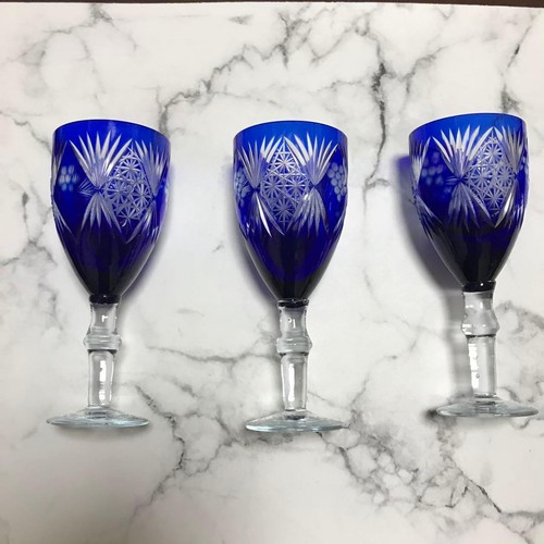 Bicchiere vino blu - bicchiere, da