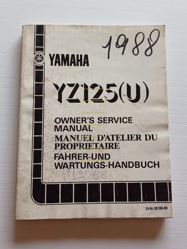 Yamaha 125 2vn 1987 88 - yz,
