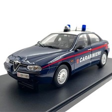 Modellino Auto Mitica 1/18 Alfa Romeo 156 2.0 Twin Spark Carabinieri 1997 Blue