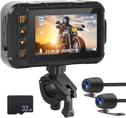 Dash cam moto schermo - moto,, 3"