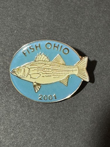 2001 fish ohio pin odnr - 2001, pin,