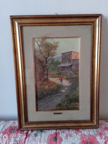 Dipinto olio cornice 46x50 - dipinto,