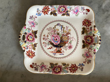 Vassoio piatto quadrato antico