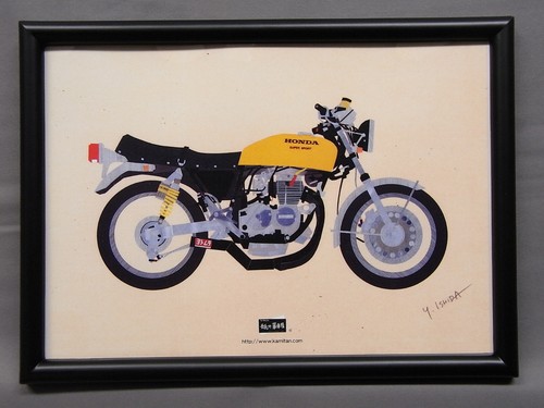 Illustrazione honda cb400 - [illustrazione],