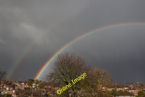Photo 6x4 rainbow over enfield - rainbow,