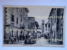 MEDUNO Udine Pordenone Banca Friuli negozio coloniali animata vecchia cartolina