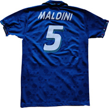 vintage football shirt Maldini