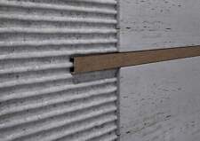 Profilo Listello ALLUMINIO decorato bronzo per piastrelle. Barra 2 M