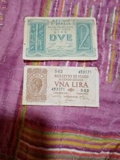 1 e 2 Lire Moneta E Carta