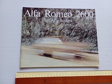 Alfa Romeo 2600 Sprint - Berlina 1965 depliant italiano originale