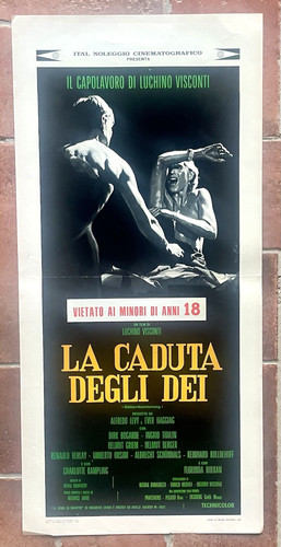 Locandina caduta degli dei - la,
