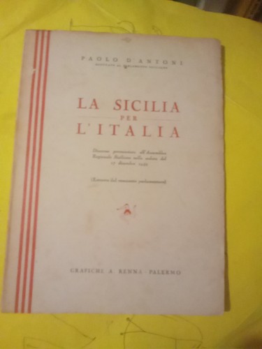 Sicilia per italia paolo - per, l'italia/paolo