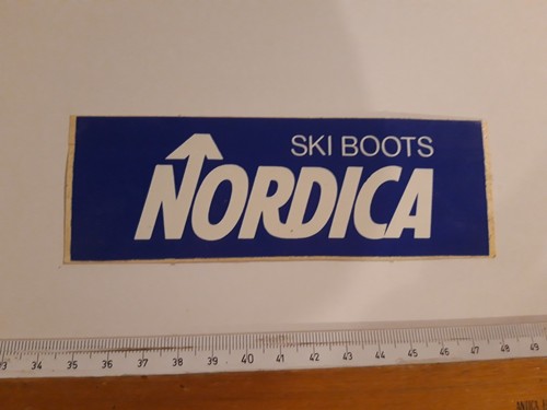Adesivo vintage nordica ski - adesivo,