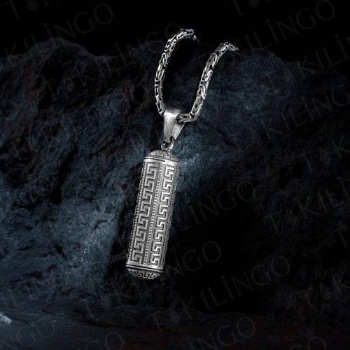 Ciondolo medaglione argento