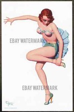 Poster pin-up autentico anni