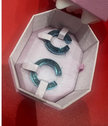 Orecchini cerchio swarovski - orecchini,