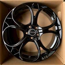 4 CERCHI IN LEGA DEDICA ALFA ROMEO DA 20 PER 159 BRERA STELVIO TONALE BLACK LINE