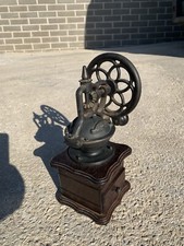 Macinino Vintage A Volano Grande 31 Cm Di Ghisa