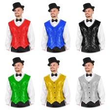 GILET PAILLETTES UOMO VARI