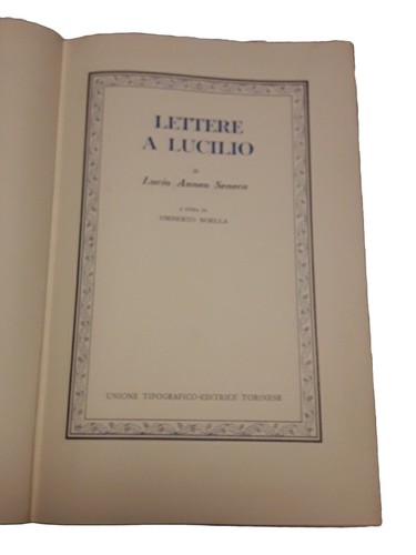 Seneca lettere lucilio - lettere,