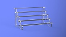Espositore acrilico 5 gradini