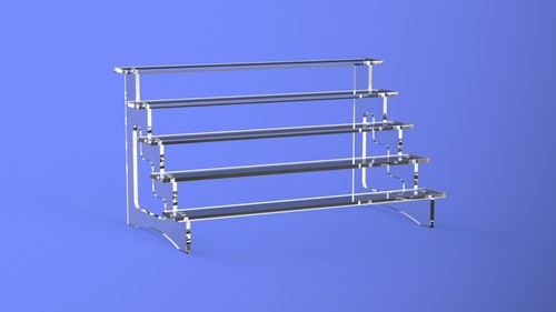 Espositore acrilico gradini - espositore,