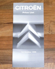 LISTINO PREZZI CITROEN 1996 -