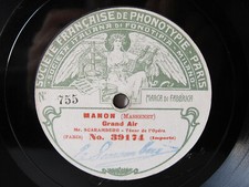 78rpm EMILE SCARAMBERG sings