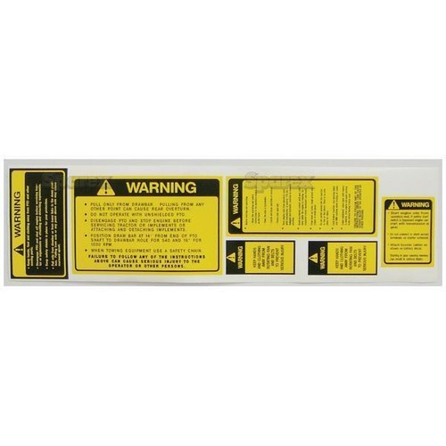 Kit decalcomanie sicurezza - di,