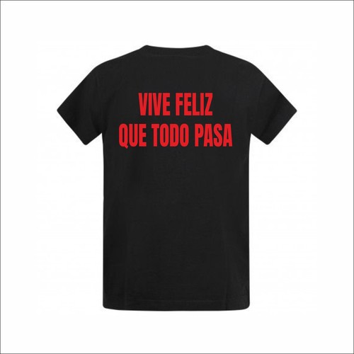 Shirt unisex vive feliz - unisex,