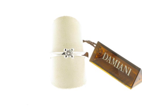 Damiani anello solitario oro - damiani,