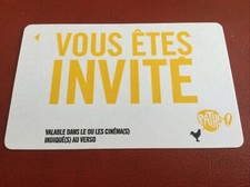 TELECARTE CARTE CINEMA