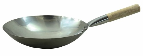 Wok acciaio inox 30 - Ø,