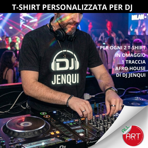 Shirt personalizzata per dj - personalizzata,
