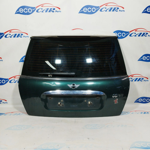 Portellone verde con - , vetro