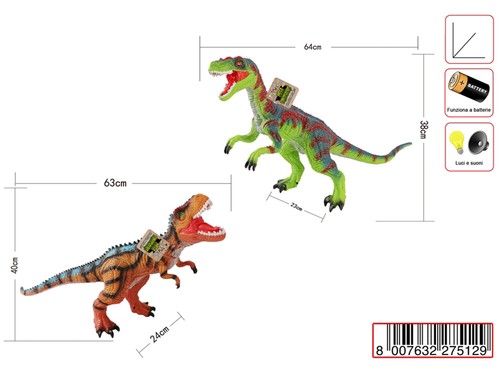 Dinosauro gigante con - con, suono