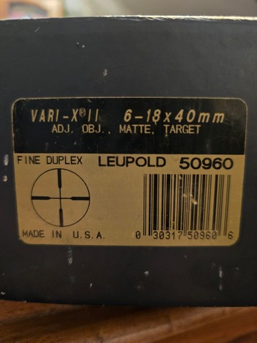 Ottica leupold vari - 6-18, iic