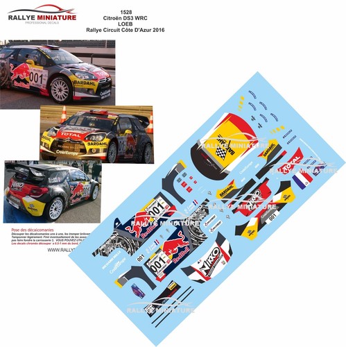 Decals ref 1528 - 1/24, citroen