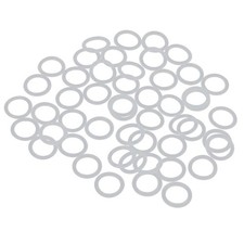 50pcs. white rubber rim gasket